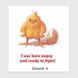 Pegatina Nacido para luchar