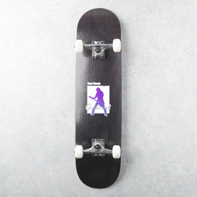 Pegatina Nacido para ser guitarrista de músicos y miembro d (Monopatín)