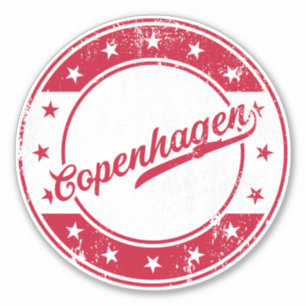 Pegatina nacional - Copenhague Dinamarca