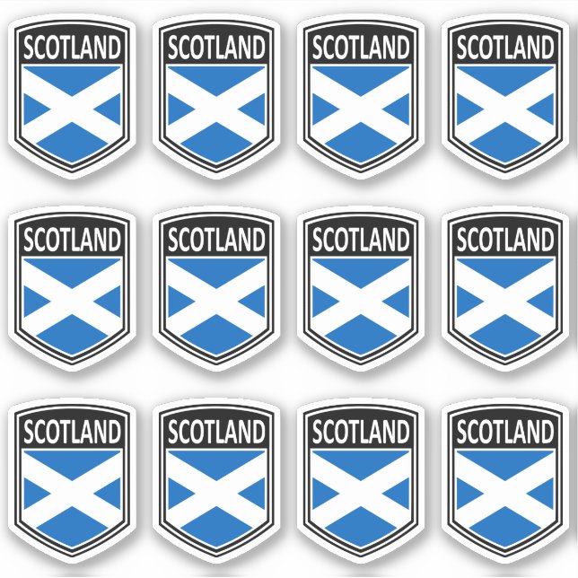 Pegatina Nacional - Escocia (Anverso)
