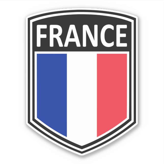 Pegatina Nacional - Francia (Anverso)