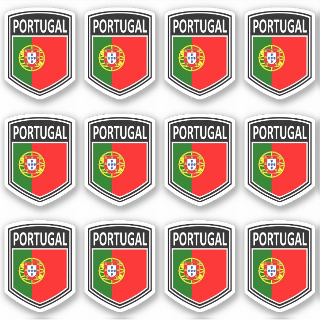 Pegatina Nacional - Portugal (Anverso)