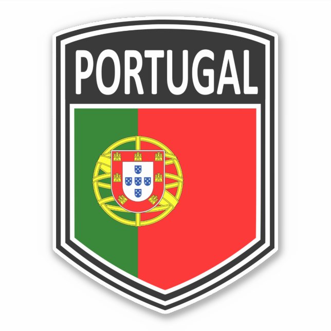 Pegatina Nacional - Portugal (Anverso)