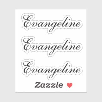 Pegatina Name Script