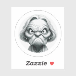 Pegatina "Nancy the Mean Old Woman" Vinyl