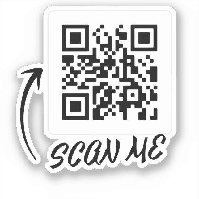 Pegatina Não escaneie o qr code (Anverso)