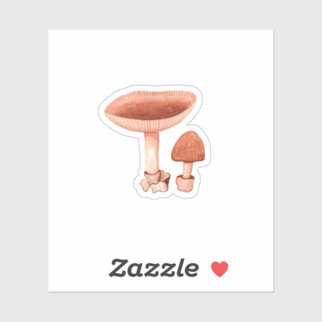 Pegatina Naranja Grisette (Amanita crocea) (Hoja)