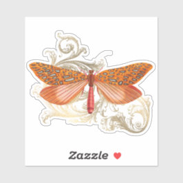 Pegatina Naranja Harvest Butterfly