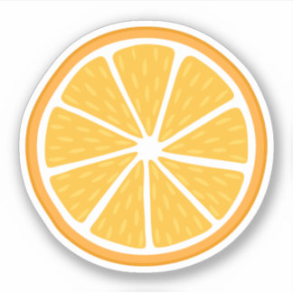 Pegatina Naranja slice