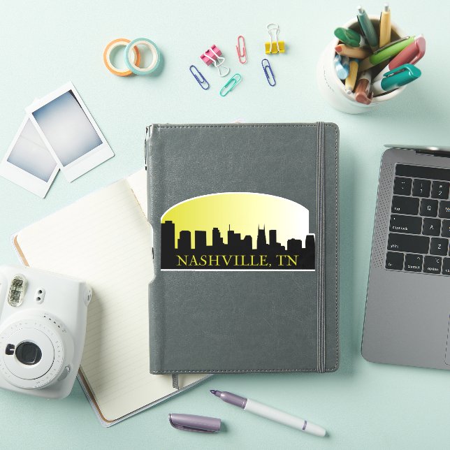 Pegatina Nashville, TN Skyline (Funda para iPad)