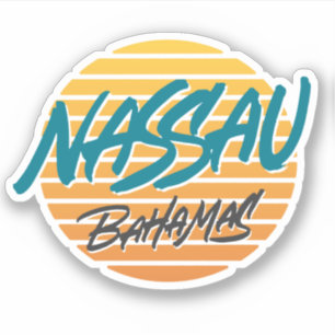 Pegatina Nassau Bahamas