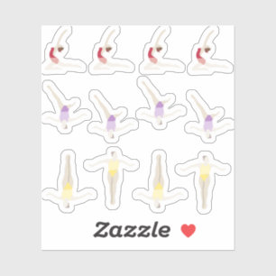 Pegatina Natación artística