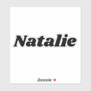Pegatina Natalie