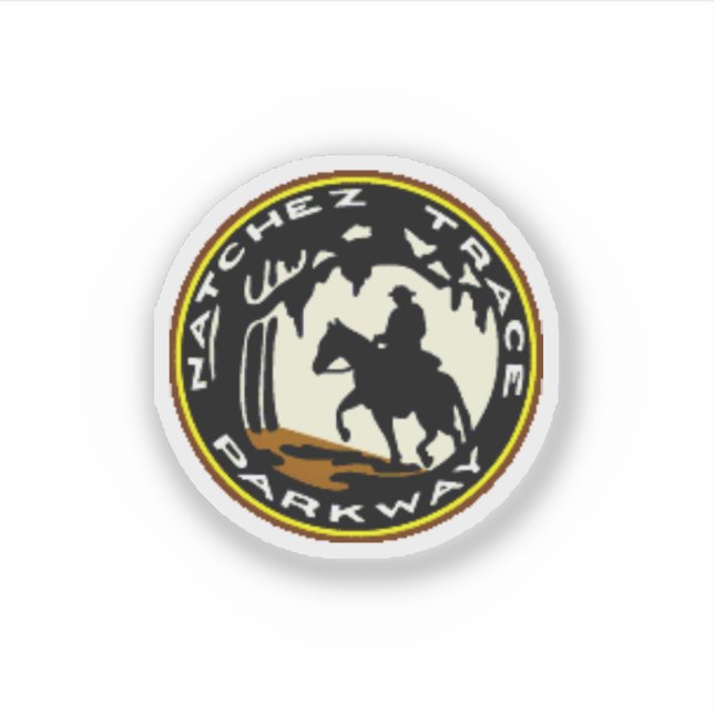 Pegatina Natchez Trace Parkway (Anverso)
