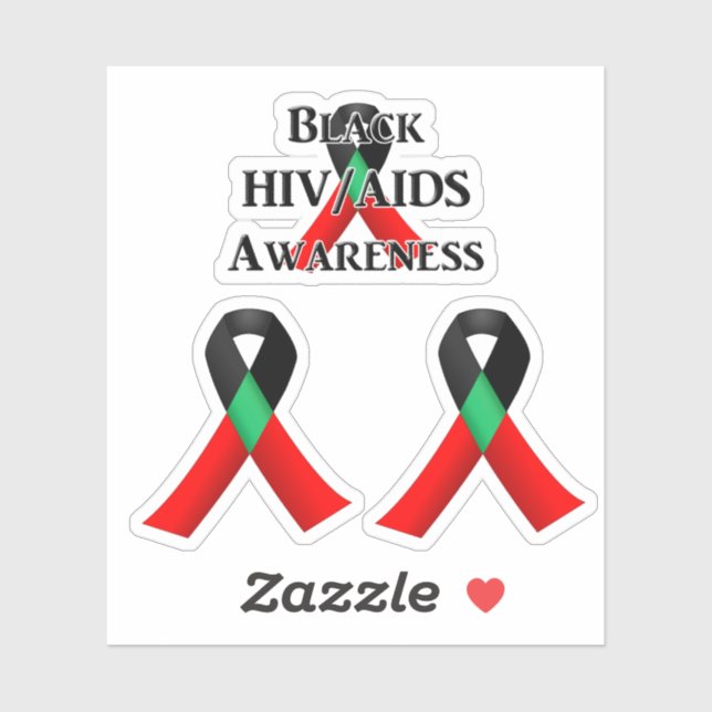 Pegatina National Black HIV/AIDS Awareness Day (Hoja)