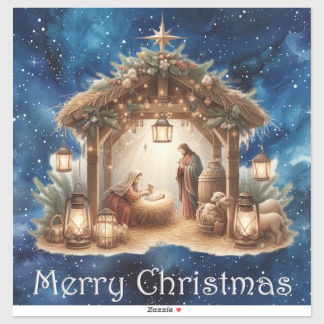 Pegatina Natividad Vinyl Sticker (Hoja)