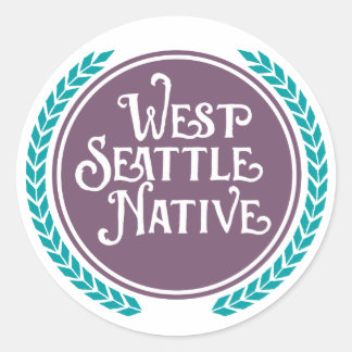 Pegatina nativo de West Seattle