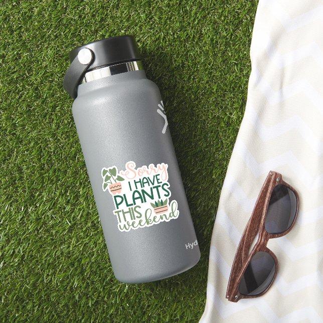 Pegatina Natural de Plantas Jardín (HydroFlask Insitu)