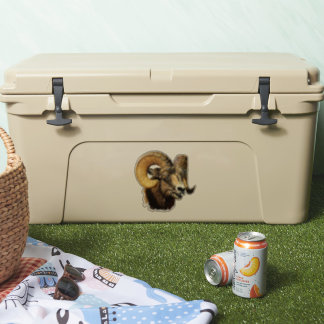 Pegatina Naturaleza de la fauna y flora de las ovejas de la