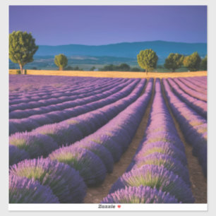 Pegatina Naturaleza de Lavanda Paisaje al aire libre Tranqu