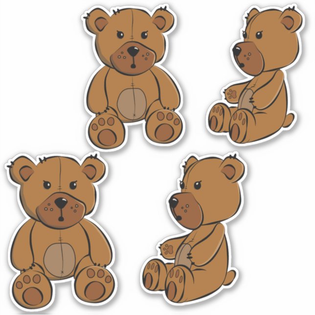 Pegatina Naughty Bear (Anverso)