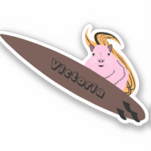 Pegatina Naughty Squirrel #1155 Surfing