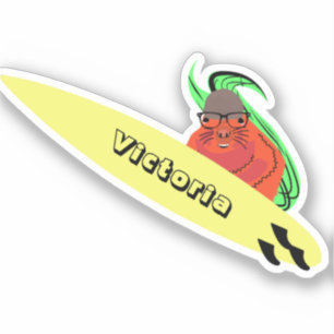 Pegatina Naughty Squirrel #1201 Surfing