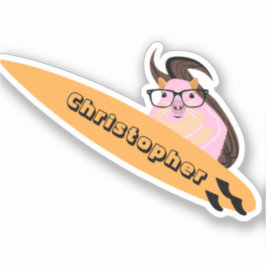 Pegatina Naughty Squirrel #136 Surfing