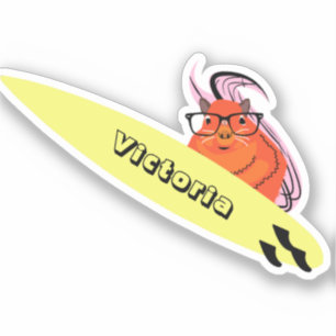 Pegatina Naughty Squirrel #1627 Surfing