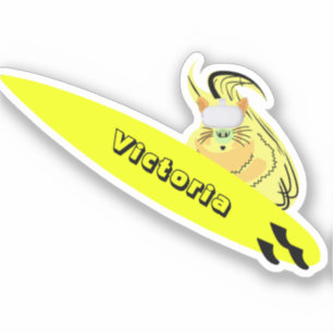 Pegatina Naughty Squirrel #1648 Surfing