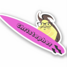 Pegatina Naughty Squirrel #164 Surfing