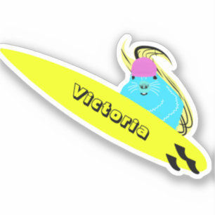 Pegatina Naughty Squirrel #1684 Surfing