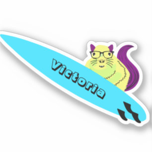 Pegatina Naughty Squirrel #1687 Surfing