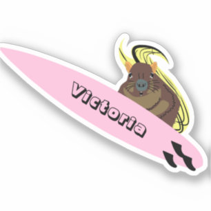 Pegatina Naughty Squirrel #1714 Surfing