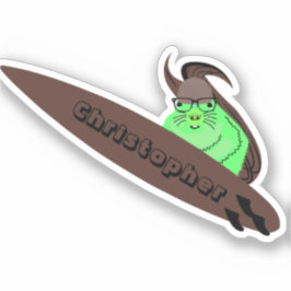 Pegatina Naughty Squirrel #178 Surfing