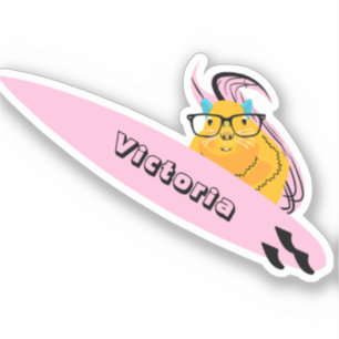 Pegatina Naughty Squirrel #1840 Surfing