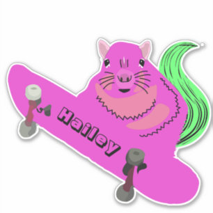 Pegatina Naughty Squirrel #200 Hailey Skateboarding