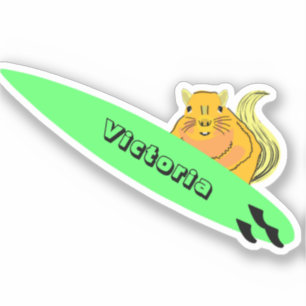 Pegatina Naughty Squirrel #2075 Surfing