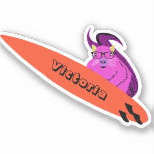 Pegatina Naughty Squirrel #2100 Surfing