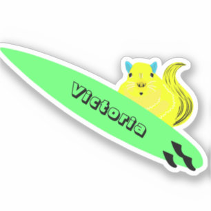 Pegatina Naughty Squirrel #2136 Surfing