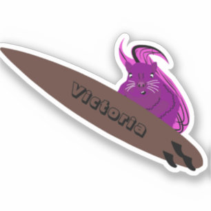 Pegatina Naughty Squirrel #2267 Surfing