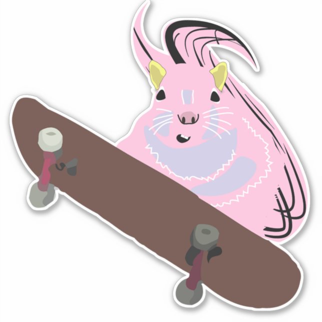 Pegatina Naughty Squirrel #238 (Anverso)