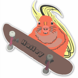 Pegatina Naughty Squirrel #241 Hailey Skateboarding
