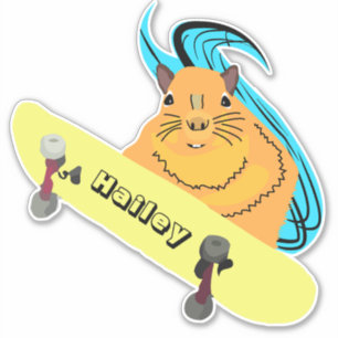 Pegatina Naughty Squirrel #263 Hailey Skateboarding