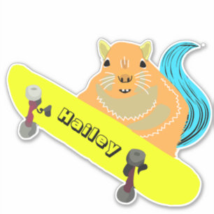 Pegatina Naughty Squirrel #273 Hailey Skateboarding
