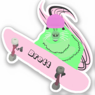 Pegatina Naughty Squirrel #325 Brett Skateboarding