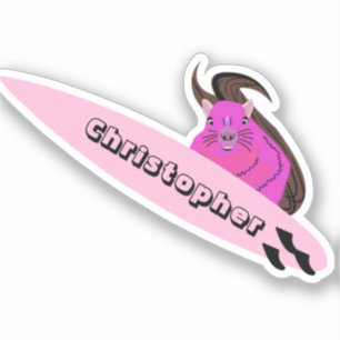 Pegatina Naughty Squirrel #373 Surfing