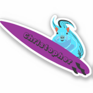Pegatina Naughty Squirrel #377 Surfing