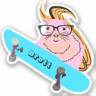 Pegatina Naughty Squirrel #400 Brett Skateboarding