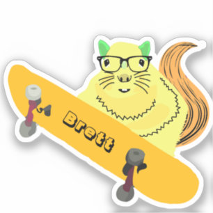 Pegatina Naughty Squirrel #409 Brett Skateboard